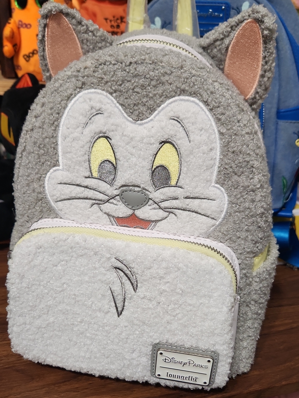Disney Parks Loungefly Figaro Sherpa Backpack